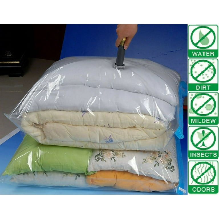 2 Pack Premium Jumbo Vacuum Seal Bag Space Saver Storage 40”x53