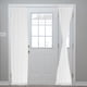 thumbnail image 1 of Cortinas de Puerta Blackout, Cortina de Ventana Lateral Francesa para Privacidad, Hilo Blanco, 25" x 72", 1 Panel, 1 of 7