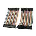 thumbnail image 2 of Unique Bargains 80pcs 2.54mm Pitch 1Pin-1Pin F/F Solderless Jumper Cable Wire Connector 10cm, 2 of 3