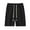A Black, variant on Men's Athletic Shorts Work Shorts for Men Men Leisure Versatile Solid Color Pocket Drawstring Elasticity Waist Shorts White XL