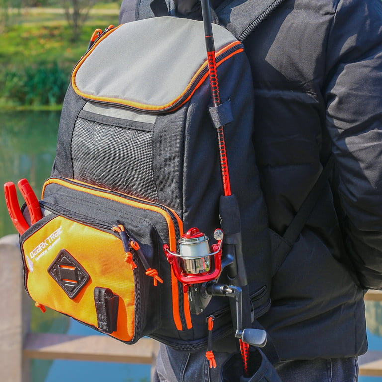 Fishing Backpack Fishing Tackle Storage Backpack with Rod Holder