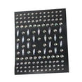 thumbnail image 1 of maskred Eye Face Rhinestone Self Adhesive Stickers Makeup DIY Costume Accessory Type 4 1Set, 1 of 6