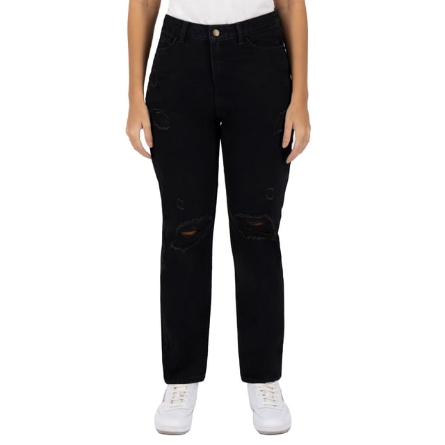 Pantalón Mom Britos Jeans Mujer Negro 024857