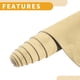 thumbnail image 5 of Ofertas Únicas 150x Tela de Revestimiento de Techo de Ante 12"x57" Espuma de Respaldo para Reparación de Techo Interior de Automóvil Beige 76" L × 57" W, 5 of 7