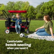 Radio Flyer All-Terrain Kid & Cargo Push Folding Wagon, Air Tires
