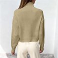 thumbnail image 4 of Turtleneck Sweater for Women - Soft & Cozy Oversized Knit, Effortless Style for Weekend Brunch, Fall Dates, and Casual Chic | Turtleneck Sweater, Sweater Tops for Women, 4 of 5