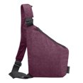 thumbnail image 1 of Bolsa Portable Sport Men Lino Canvas Riñonera Outdoor Satchel Bolso/Púrpura-201355.02 JShteea Para Estrenar, 1 of 7