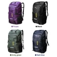 thumbnail image 2 of Homgeek 80L Mountaineering Backpack Waterproof Outdoor Running Bag Bicycle Bag Large Capacity Riding Bag Breathable Jogging Travel Daypack Bag for Riding Running Hiking Camping, 2 of 7