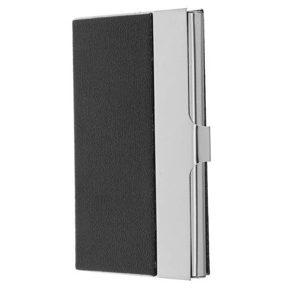 FRCOLOR  Business Card Holder Wallet Binders Stainless Steel Box Miss