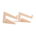 thumbnail image 1 of 1pc Notebook Stand Wood Laptop Storage Shelf Creative Laptop Rack (Wood), 1 of 7