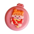 thumbnail image 4 of Mini cepillo de pelo para monedero, cepillo de pelo de bolsillo con espejo para niñas Chica, 4 of 9