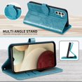 thumbnail image 6 of Wallet Case for Samsung Galaxy A35 5G Case Women Leather Flip with Wrist Strap Magnetic with Card Holder Adjustable Stand Protective Case for Samsung Galaxy A35 5G Life Tree Blue, 6 of 14