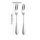 thumbnail image 3 of 304 Stainless Steel Fruit Fork Thickened Double Toothed Fruit Skewer High Beauty Value Home Restaurant Fruit Fork Dessert SkewerSpecifications:Product Name: Stainless Steel Fruit Fork Product color:, 3 of 6
