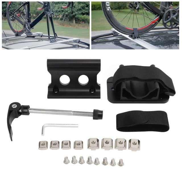 Bloque de bicicleta universal reduce daños reutilizable para techo de coche bloque de bicicleta soporte de horquilla alta resistencia conveniente para fijar