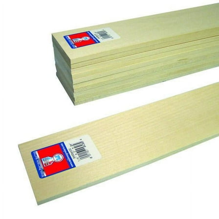 Midwest Products 4306 Basswood, 1/4" x 3" x 24", Pack of 5