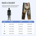 thumbnail image 2 of Salouo American Wildlife Deer Forest Print Pajama Pants for Men, Lounge Pants Elastic Waistband Casual Men's sleepwear Loungewear Sleep Pajama Pant -Medium, 2 of 7