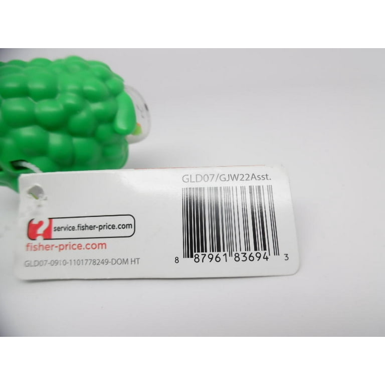 ミニマムジーク　Fuzzy Fisher-Price Broccoli Squeaker Sheep Mini Toy Ages 6m+