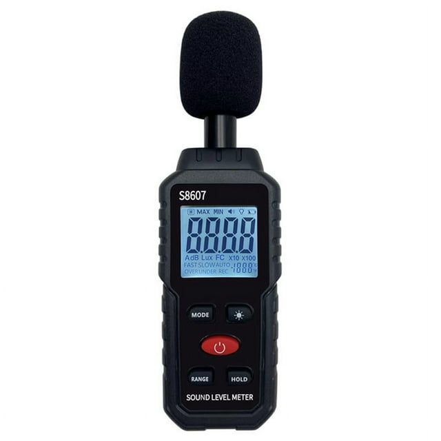 Medidor de de Sonido Digital MedicióN de Ruido 30-130DB Detector de Decibelios DB Probador de Audio Herramienta de DiagnóStico