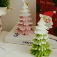 thumbnail image 4 of 5 Pieces Christmas Scented Candles Gift Wax Realistic Tree Shaped Candle for Home Cute Aromatherapy Candles for Christmas Party Holiday New Year Decoration Bedroom Room Table Decor, 4 of 5