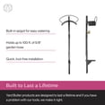 thumbnail image 4 of Yard Butler HCF-3KDS Free Standing Garden Hose Holder with Faucet, Silver, 4 of 7