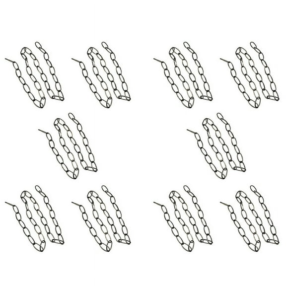 10pcs 1M Heavy Duty Chain for Vintage Chandelier Hanging Lamp,Pearl Black
