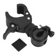 thumbnail image 1 of 20242 piezas Soporte universal para manillar de bicicleta con rotación, linterna LED, abrazadera con clip, 1 of 2