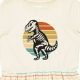 thumbnail image 4 of Inktastic Dinosaur Skeleton Halloween Girls Toddler Dress, 4 of 5
