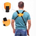 thumbnail image 4 of Trimmer Shoulder Strap Double Breasted - Mower Trimmer Harness Strap With Durable Nylon Belt Adjustable For Brush Cutter Or Gardening-Orange, 4 of 7