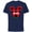 Navy, variant on Disney Mickey Mouse NEPHEW Holiday Family - Short Sleeve Cotton T-Shirt for Adults - Customized-Black