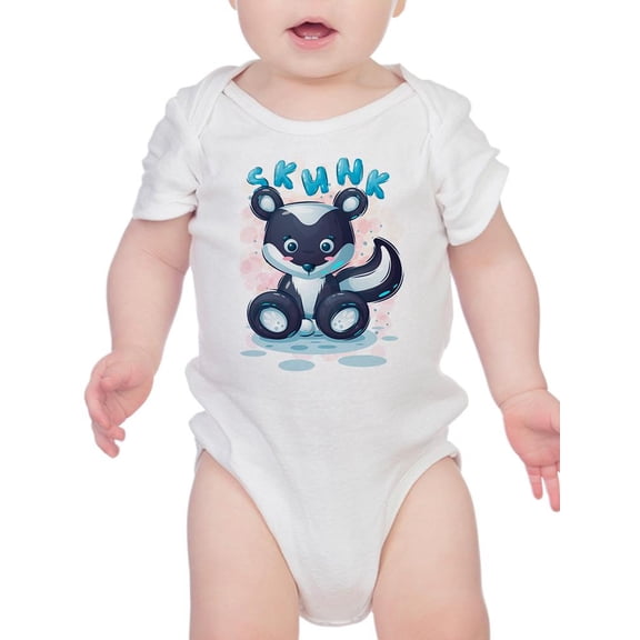 Skunk With Bubbles Bodysuit Infant -Image by Shutterstock, 18 Months