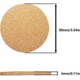 thumbnail image 2 of Drink Coasters Set 10 Pcs Cork Cup Pad Reusable Mat for Coffee Beer Mugsno box, 2 of 5