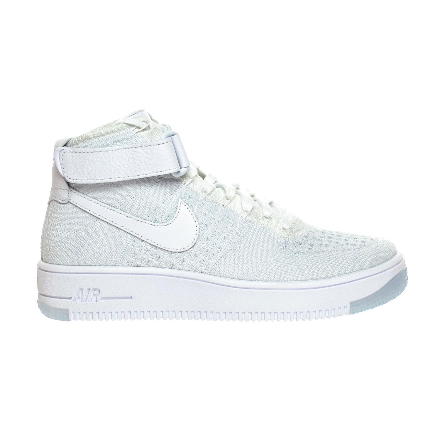 Nike AF1 Flyknit Shoe White/Pure Platinum 818018-100 - Walmart.com