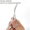 thumbnail image 3 of B Stainless Steel Eyebrow Trimmer Scissors Precision Comb Hair Removal Tool For Women, 3 of 5