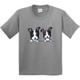 thumbnail image 3 of Inktastic Boston Terriers (dark Apparel) Youth T-Shirt, 3 of 5