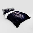 thumbnail image 3 of Ambesonne Galaxy Bedding Set 3 Pcs, Stardust Nebula Space, Twin XL, White Dark Blue, 3 of 3