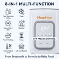 thumbnail image 4 of Baby Essentials Bottle Warmer8-in-1Fast Heating for Breastmilk and Formula,Baby Registry Search,with Accurate Temperature Control and Automatic Shut-Off,with Defrost,Keep Warm,for All Bottles, 4 of 11