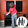 thumbnail image 3 of Monyance TV screen strap 2pcs Heavy Duty TV & Furniture Straps for Baby Proofing(31.5X0.98X0.04Inches), 3 of 10