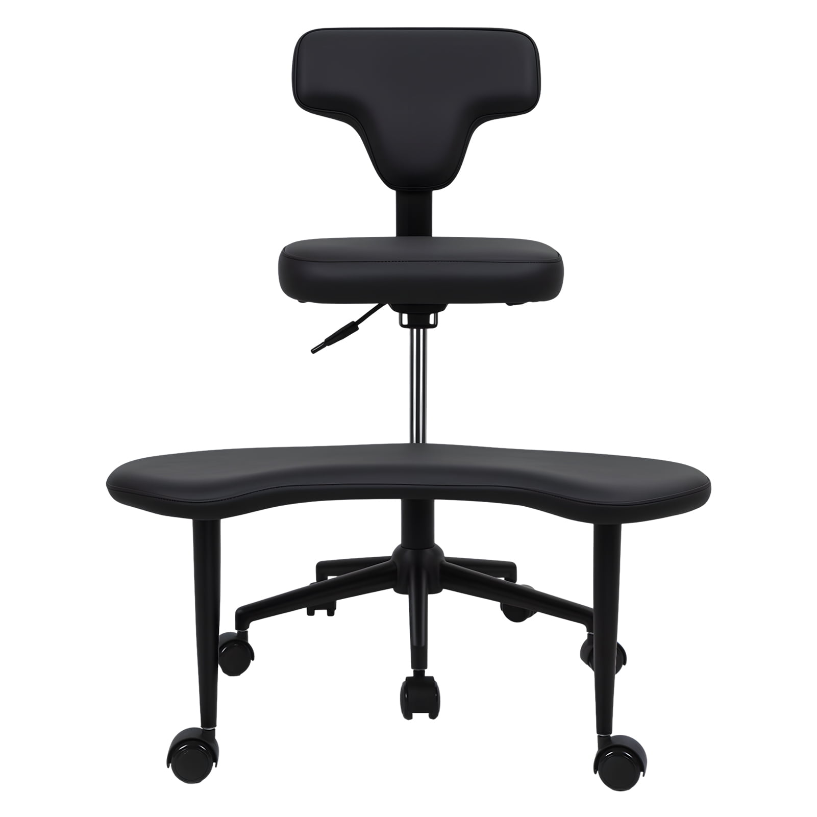 TidBay ADHD Desk Chair, ADHD Chair for Adults, Cross Legged Office Chair with Wheels, Criss Cross Desk Chair with Lumbar Support and Height Adjustable