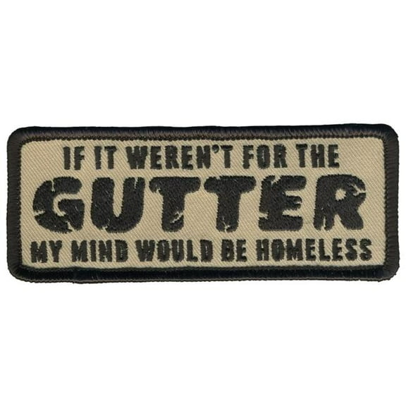 Hot Leathers PPL9787 4 x 2 in. My Mind Would Be Homeless Patch - Multi Color