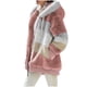thumbnail image 4 of Chaquetas para mujer Tallas grandes Invierno Cálido Felpa suelta Cremallera Chaqueta con capucha Abrigo Odeerbi  ODB-3, 4 of 6