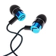 thumbnail image 1 of Flmtop 1PC Headset Stereo Noise Reduction TPE 3.5mm In-ear Wired Stereo Braid Earphone for Dormitory, 1 of 10