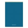 thumbnail image 2 of Docket Ruled Wirebound Pad With Cover, Wide/legal Rule, Blue Cover, 70 Canary-Yellow 8.5 X 11.75 Sheets | Bundle of 5 Each, 2 of 7