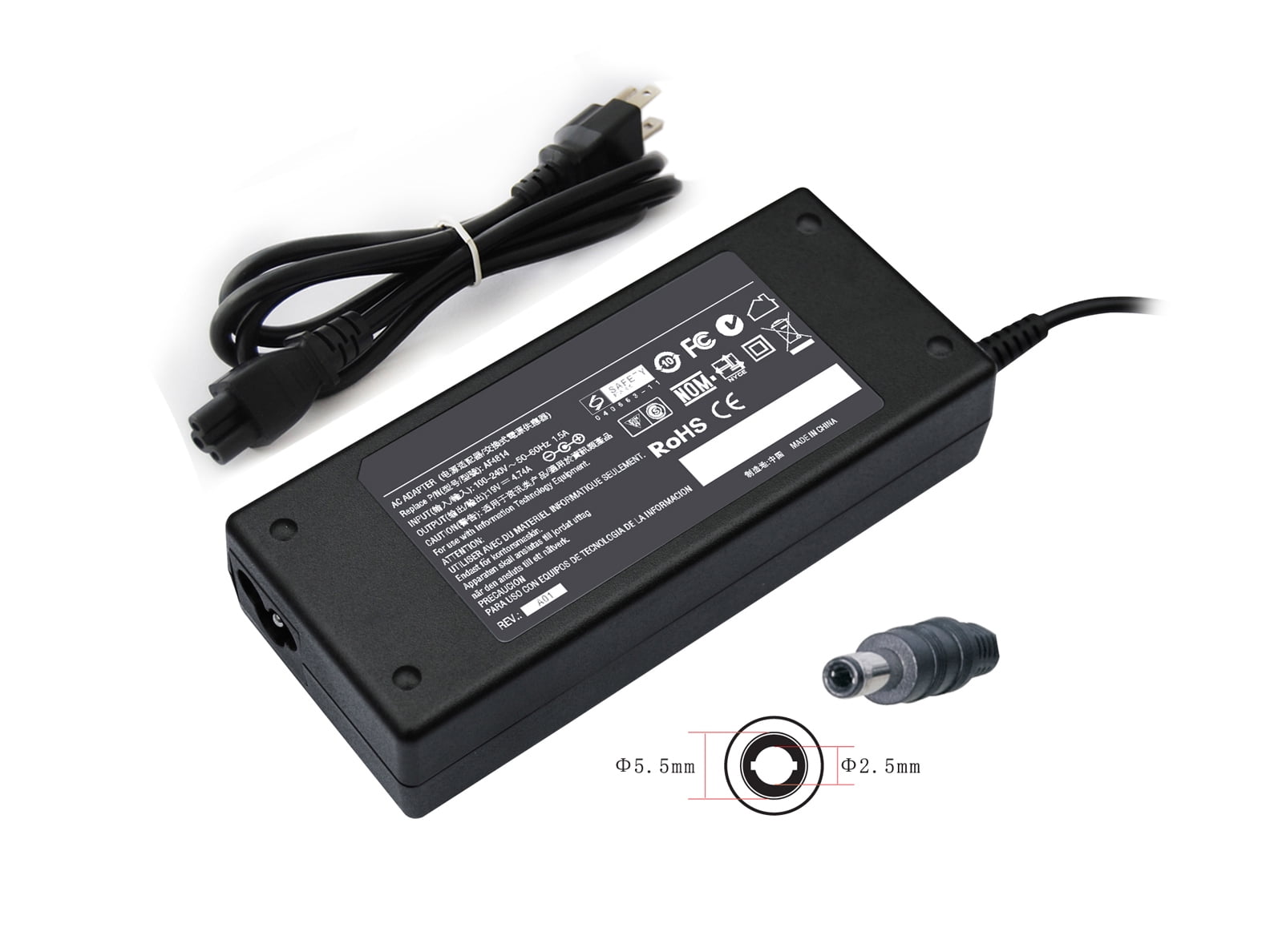 Genuine 90W Asus N550JV N53S K501LX K501UX K550LA X550CA Power Adapter Charger 