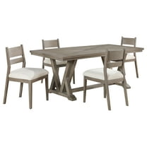 Coaster Cornelia 5-piece  Rectangular Wood Dining Table Set Gray