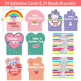 thumbnail image 2 of Tarjetas de San Valentín DAZONGE Friends Forever con pulseras x24, 2 of 6