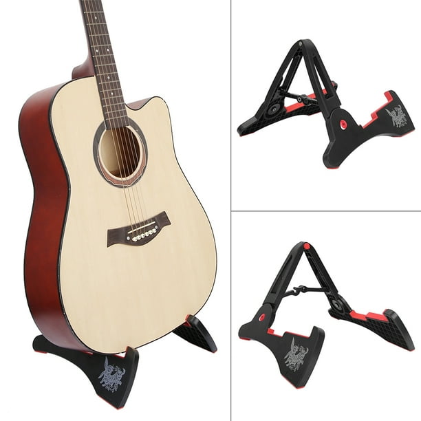 Support Guitare En Bois Porte Guitare, A-Frame Stand Guitare Pliable  Portable Po