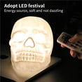 thumbnail image 4 of Lámpara de noche Billuyoard calavera 2100mAh con control remoto, 4 of 6