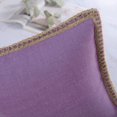 thumbnail image 4 of Juego de 2 fundas de almohada de 18 x 18, funda de almohada moderna para sofá, funda de almohada decorativa de tela de lino para exteriores, para sofá, cama, coche, 45 x 45 cm (18 x 18, juego de 2), 4 of 6