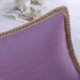 thumbnail image 4 of Juego de 2 fundas de almohada de 18 x 18, funda de almohada moderna para sofá, funda de almohada decorativa de tela de lino para exteriores para sofá, cama, coche, 45 x 45 cm (18 x 18,, 4 of 6