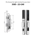 thumbnail image 1 of Waterproof Smart Door Lock Fingerprint APP Password RFID Card Keyless Digital Electronic Lock Aluminum/s Sliding ,Easy Installation, 1 of 6